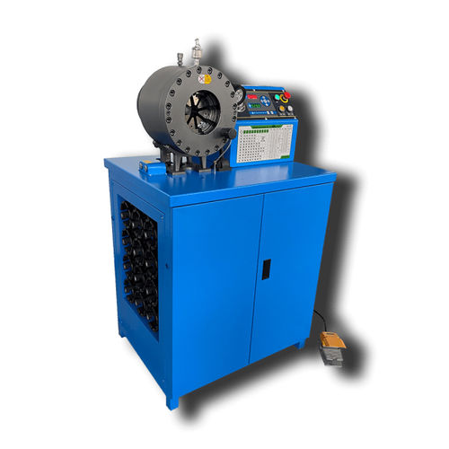 Engastadora de tubos flexibles - KM-91C6 - Handanshi Kangmai Hydraulic Equipment Co. Ltd. - para tubos flexibles hidráulicos / automática / hidráulica