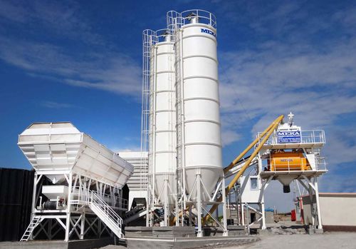 Planta de hormigón estacionaria - K110 - MEKA Crushing Screening and Concrete Batching Technologies - continua