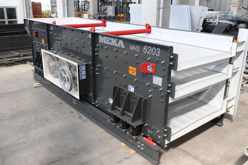 Criba para obra de construcción - MHS series - MEKA Crushing Screening and Concrete Batching Technologies - para productos a granel