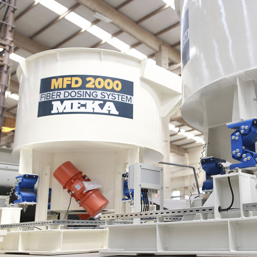Dosificador de fibras - MEKA Crushing Screening and Concrete Batching Technologies - gravimétrico / con mezclador / de gran capacidad