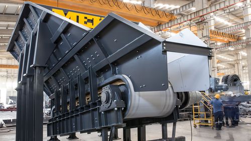 Alimentador horizontal - MEKA Crushing Screening and Concrete Batching Technologies - de placas / compacto