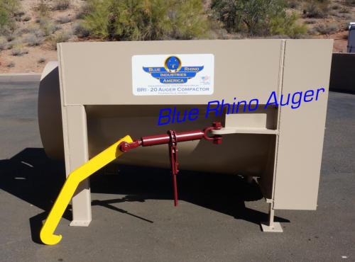 Compactador de basura estacionario - 20 HP - Blue Rhino Industries of America - de tornillo