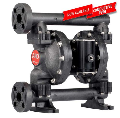 Bomba de doble membrana - PD10E-FES-A - ARO, Ingersoll Rand - para aguas residuales / para productos químicos / accionada por aire