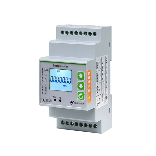 Contador de energía eléctrica monofásico - DEM-3M1C - Chongqing Blue Jay Technology Co. Ltd - en riel DIN / RS-485 / Modbus