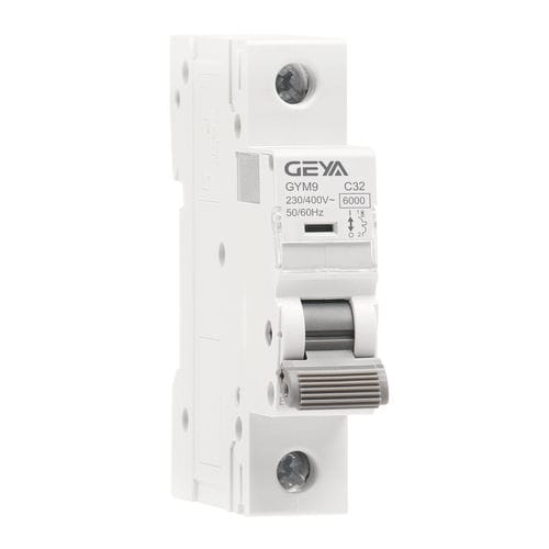Disyuntor miniatura - GYM9-6KA - Zhejiang Geya Electrical Co., Ltd - magnetotérmico / contra cortocircuitos / para sobrecargas