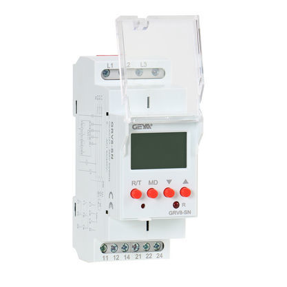 Relé de vigilancia de tensión - GRV8 series - Zhejiang Geya Electrical Co., Ltd - de fase / 1NA/NC / trifásico