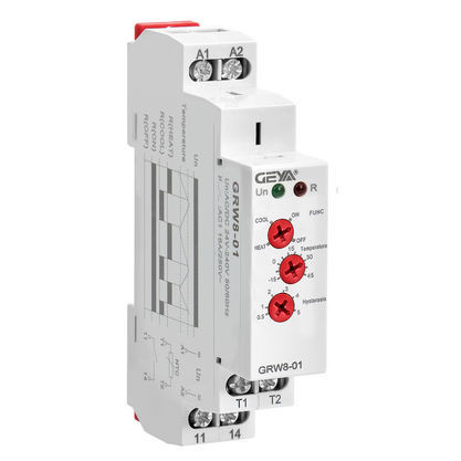 Relé de vigilancia de temperatura - GRW8 - Zhejiang Geya Electrical Co., Ltd - 1NA/NC / AC/DC / en riel DIN