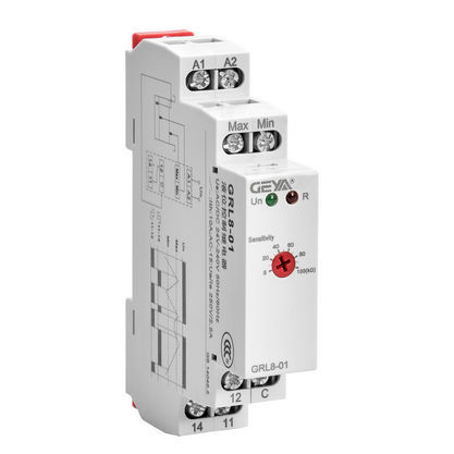 Relé de control de nivel - GRL8 - Zhejiang Geya Electrical Co., Ltd - 1NA/NC / AC/DC / en riel DIN