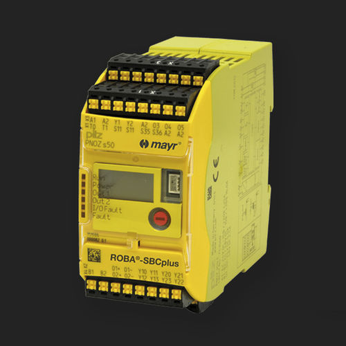 Controlador de freno seguro - ROBA®-SBCplus - Chr. Mayr GmbH + Co. KG - en riel DIN