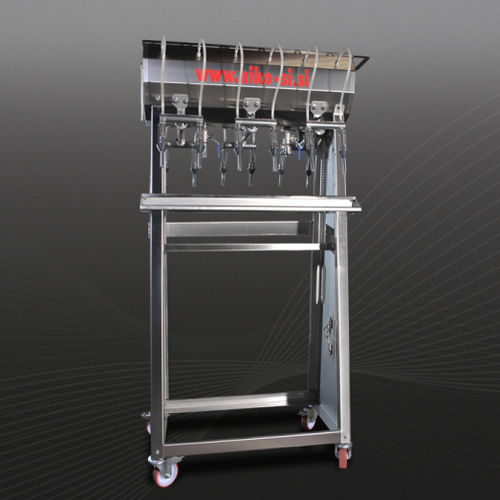 Llenadora manual - PS4, PS6, PS12 - SRAML - de botellas / de líquidos / para la industria agroalimentaria