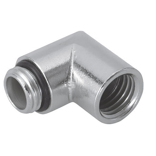 Prensaestopas de latón niquelado - 5612 - AGRO - IP68 / IP54 / acodado