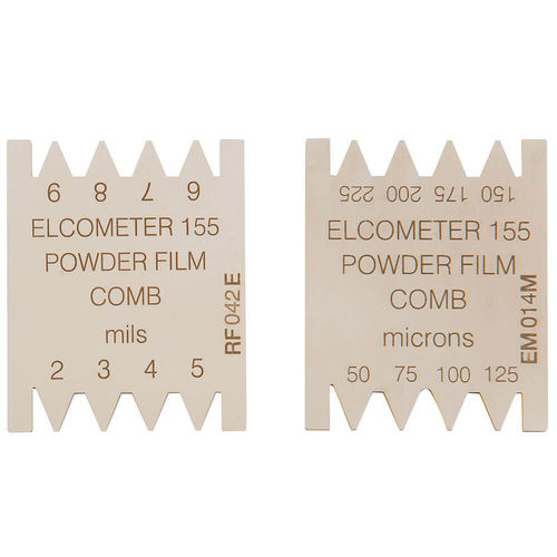 Medidor de espesores peine para película húmeda - 155 series - Elcometer - de revestimiento / de polvo / estacionario