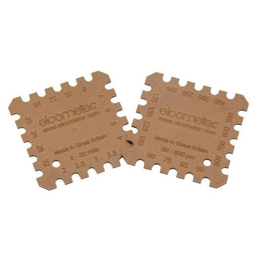 Medidor de espesores peine para película húmeda - B154----1	 - Elcometer - de película húmeda / estacionario / de plástico