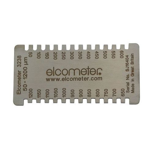Medidor de espesores peine para película húmeda - 3238 series - Elcometer - de película húmeda / estacionario / de acero inoxidable