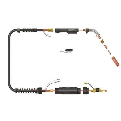 Antorcha de soldadura MIG-MAG - PWR series - Powermig - refrigerada por aire
