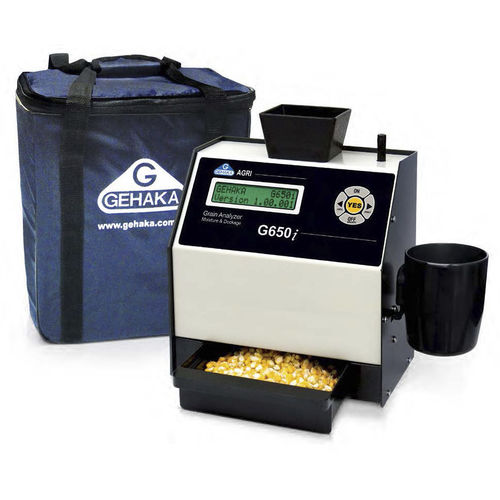 Humidímetro para cereales - G650i - Gehaka - capacitivo / portátil / con termómetro