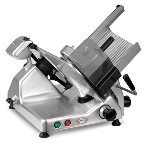 Cortadora de gravedad - UNI 350 PLUS - ABM company S.r.l. - de carne / manual / con hoja circular