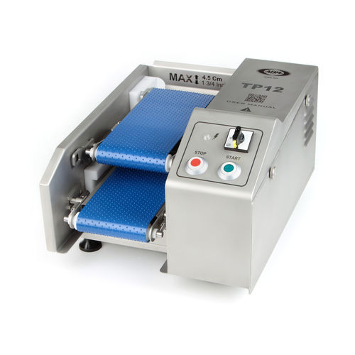 Cortadora para filetes de pollo - TP12 - ABM company S.r.l. - automática / de tipo sierra de cinta / 230 V monofásico