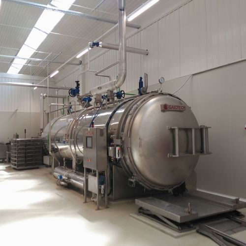Cocedor industrial de vapor - Gaictech - para atunes / de acero inoxidable