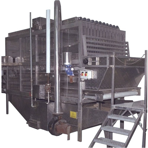 Máquina de descongelación de inmersión - KM Fish - de pulverización de agua / para langostinos / para la industria alimentaria