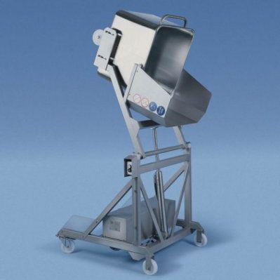 Volteador hidráulico - 3000000580 - AGK Kronawitter - de cajas / para contenedores / de acero inoxidable