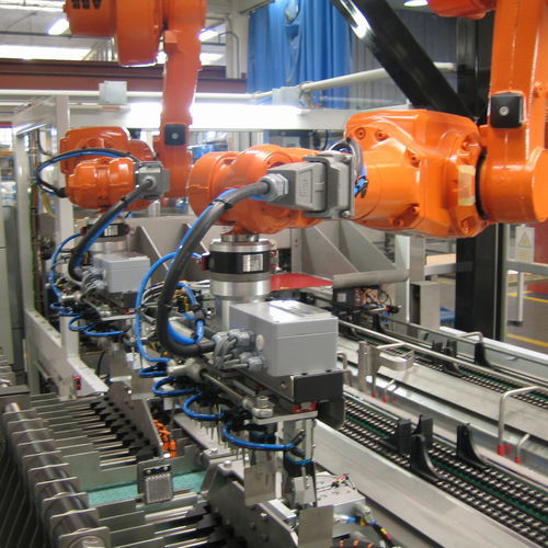 Encajadora-paletizador para blísteres - Sinterpack - pick and place / robotizado / de manipulación