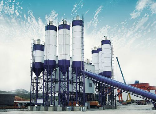 Planta de hormigón estacionaria - HZS180 - Henan YCZG Machinery Manufacture Co.Ltd - compacta