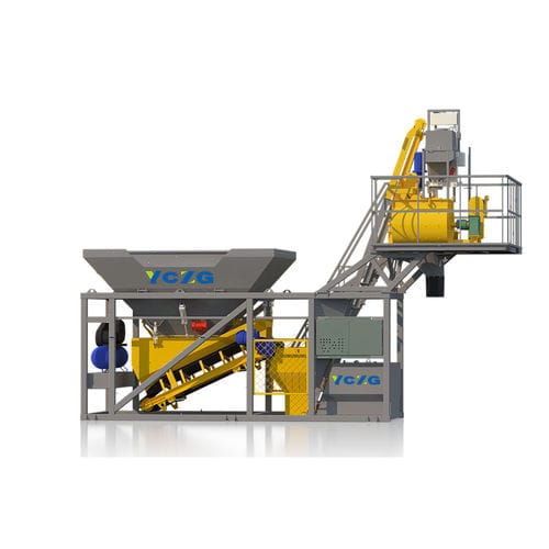 Planta de hormigón móvil - YHZS25 - Henan YCZG Machinery Manufacture Co.Ltd - compacta / automática / 2 ejes