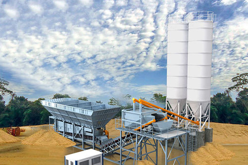Planta de hormigón móvil - YHZS90 - Henan YCZG Machinery Manufacture Co.Ltd - automática / horizontal / 2 ejes