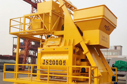 Hormigonera estacionaria - JS2000 - Henan YCZG Machinery Manufacture Co.Ltd - autónoma / automática / horizontal