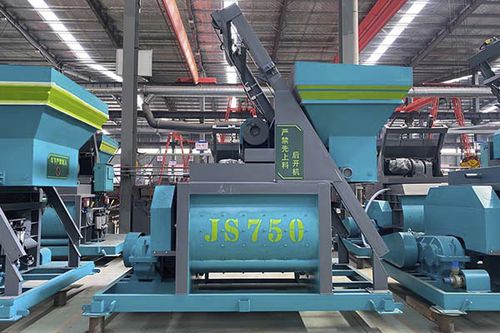 Hormigonera fija - JS750 - Henan YCZG Machinery Manufacture Co.Ltd