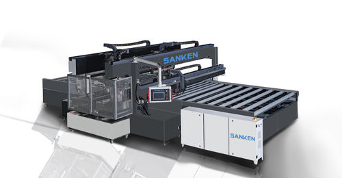 Máquina plegadora de chapas para vidrio - SKFE-3725T - SANKEN glass machine