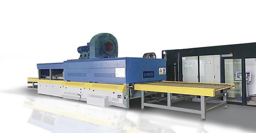 Horno de rodillos - SKFT series - SANKEN glass machine - de revenido / de aire caliente / de convección forzada