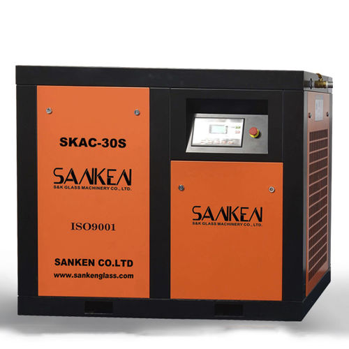 Compresor de tornillo - SKAC series - SANKEN glass machine - de aire / eléctrico / estacionario