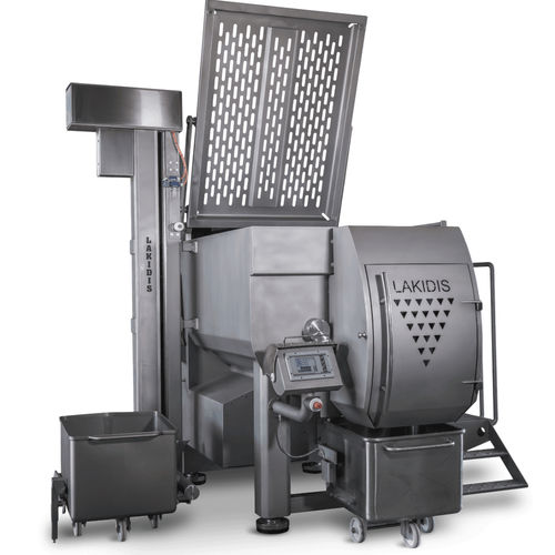 Mezcladora de carne de acero inoxidable - LMV1500L - Lakidis - de vacío