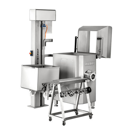 Picadora industrial de carne - MG130 PREMIX L - Lakidis - automática / de acero inoxidable