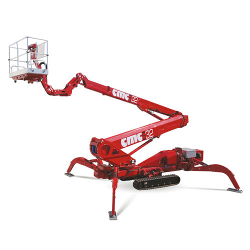 Plataforma araña con orugas - S32 - CMC Lift - autopropulsada / eléctrica / diésel