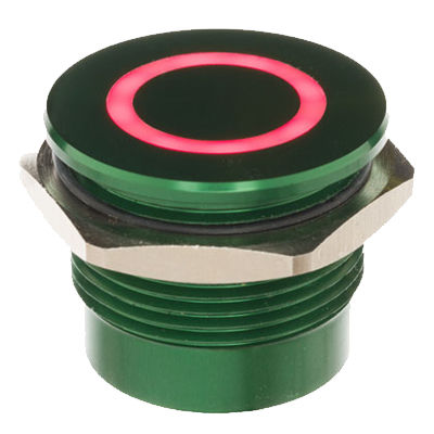 Interruptor piezo - SBR44 - Barantech - unipolar / resistente al agua / IEC