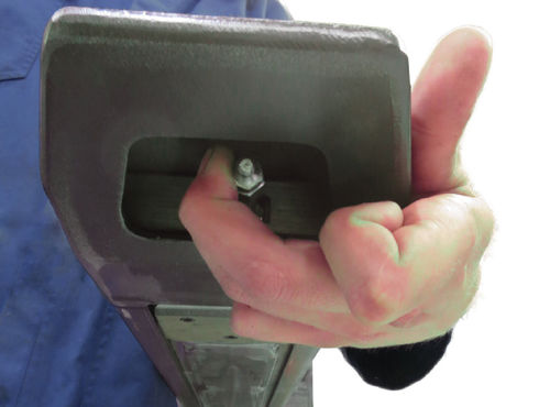Horquilla reglable - G&R series - Griptech GmbH - telescópica / para carretilla elevadora / para transporte