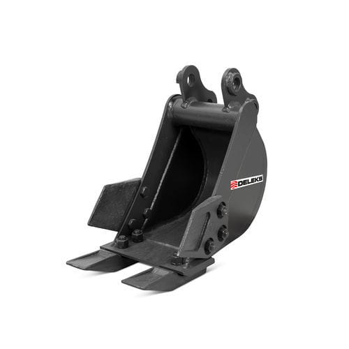 Cuchara con dientes estándar - M100B200 - DELEKS - para excavadora / 2 dientes