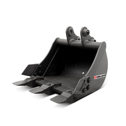 Cuchara con dientes estándar - M100B300 - DELEKS - para excavadora / 3 dientes