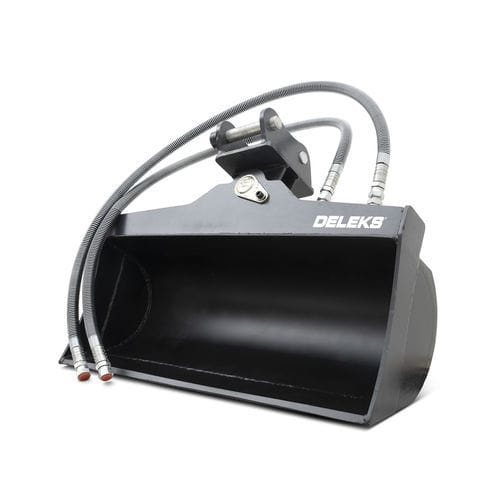 Cuchara para la limpieza de cunetas - M180B800TILT - DELEKS - para excavadora / reclinable