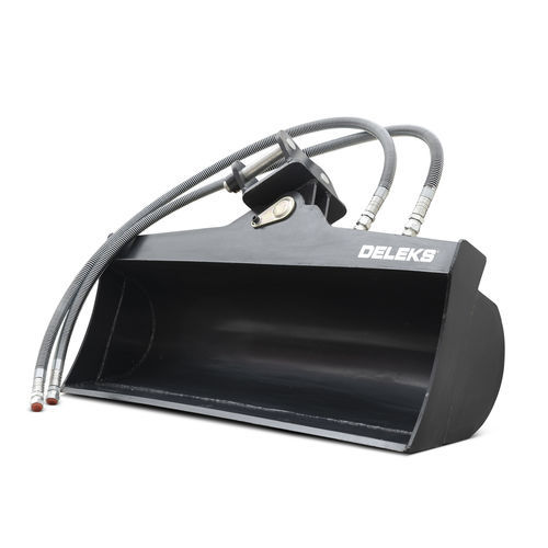 Cuchara para la limpieza de cunetas - M180B1000TILT - DELEKS - para excavadora / reclinable