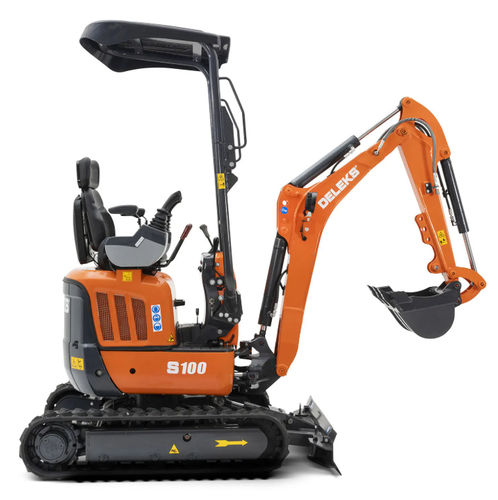 Miniexcavadora - S100 - DELEKS - con orugas / diésel / para obra de construcción