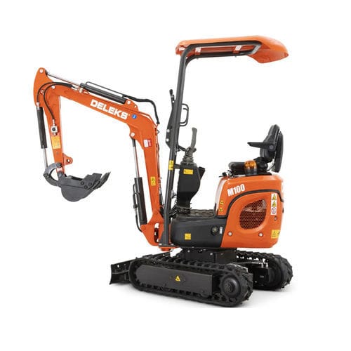 Excavadora mini - M100 - DELEKS - micro / con orugas / diésel