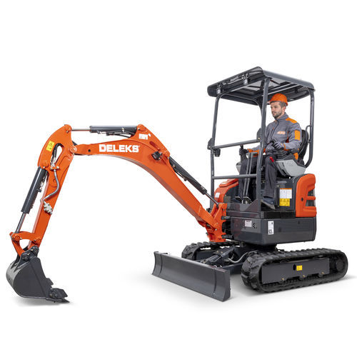 Miniexcavadora - S180 - DELEKS - con orugas / diésel / para obra de construcción