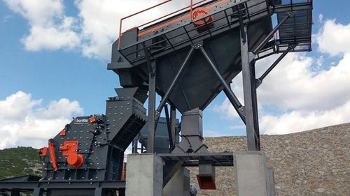 Machacadora de impacto - SDK series - Boratas Machinery - estacionaria / fina / secundaria