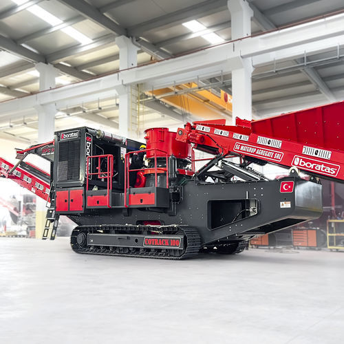 Machacadora de cono - BPC100 - Boratas Machinery - móvil / compacta / secundaria