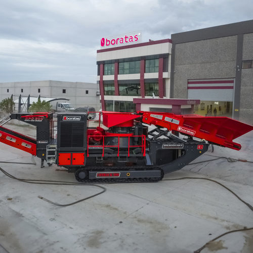 Machacadora de cono - BPC200 - Boratas Machinery - móvil / con motor diésel / compacta