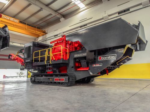 Machacadora móvil - BPK100 Hybrid - Boratas Machinery - de impacto / con motor diésel / con eje horizontal